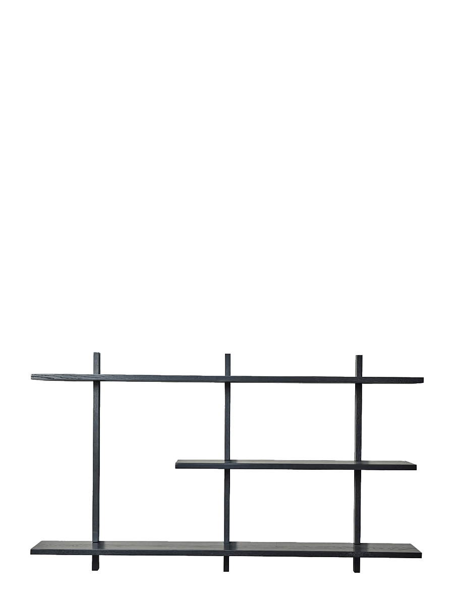 Lene Bjerre - Ellie shelf 120x20x70 cm. Black - regale und verwahrung - black - 0