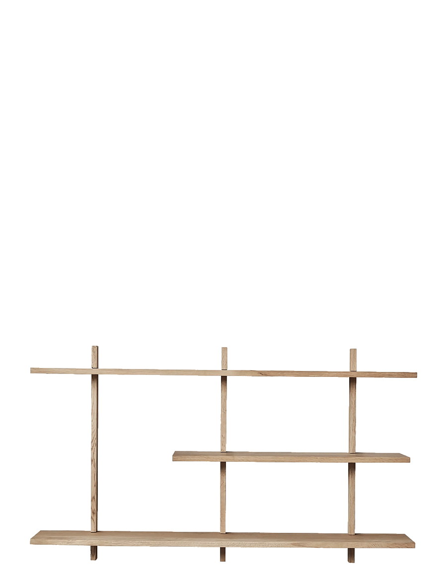 Lene Bjerre - Ellie shelf 120x20x70 cm. Natural oiled - hyllor - brown - 1