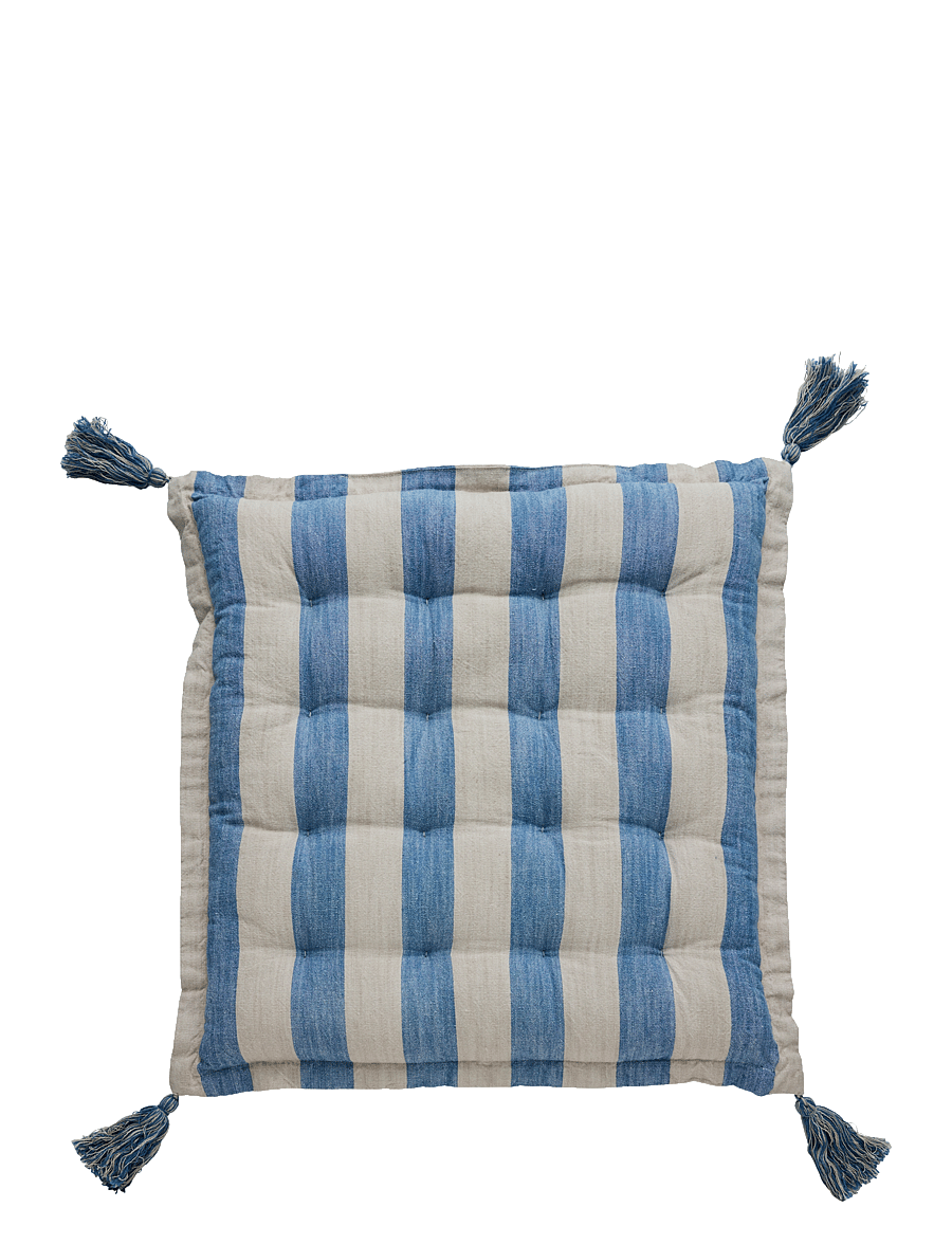 Lene Bjerre - Felima seat cushion 45x45x cm. Linen/Blue - tooli padi - blue - 0