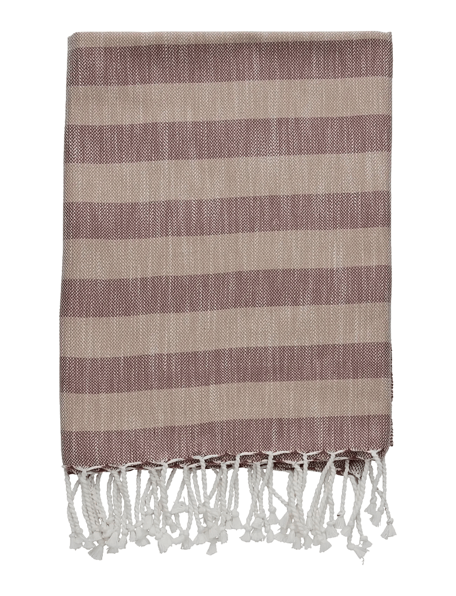 Lene Bjerre - Felima towel 180x90x cm. Tigers Eye/Rose Tan - saunalinad - beige - 0