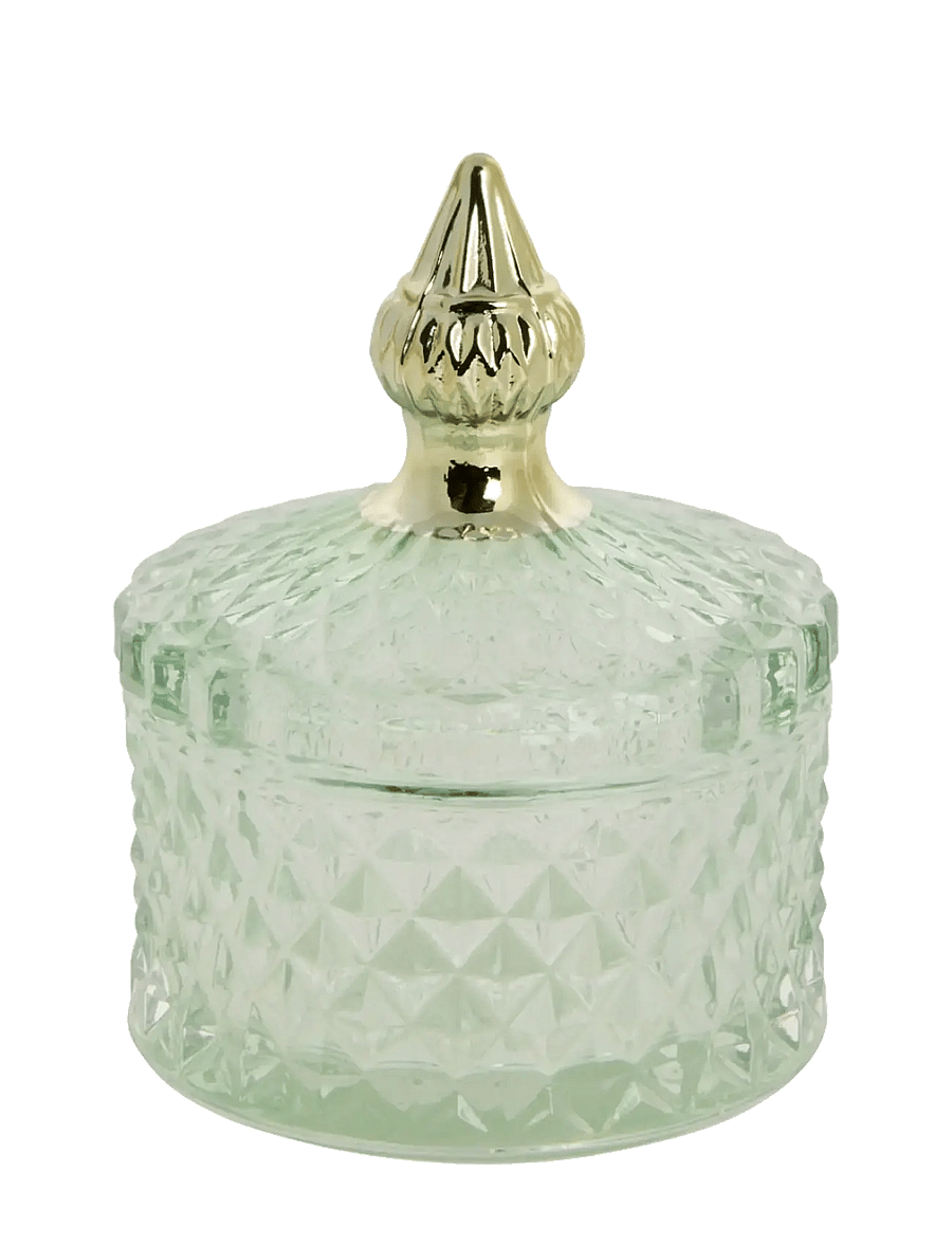 Lene Bjerre - Miya jar 8.5x8.5x10.5 cm. L. Green - säilituspurgid - green - 1