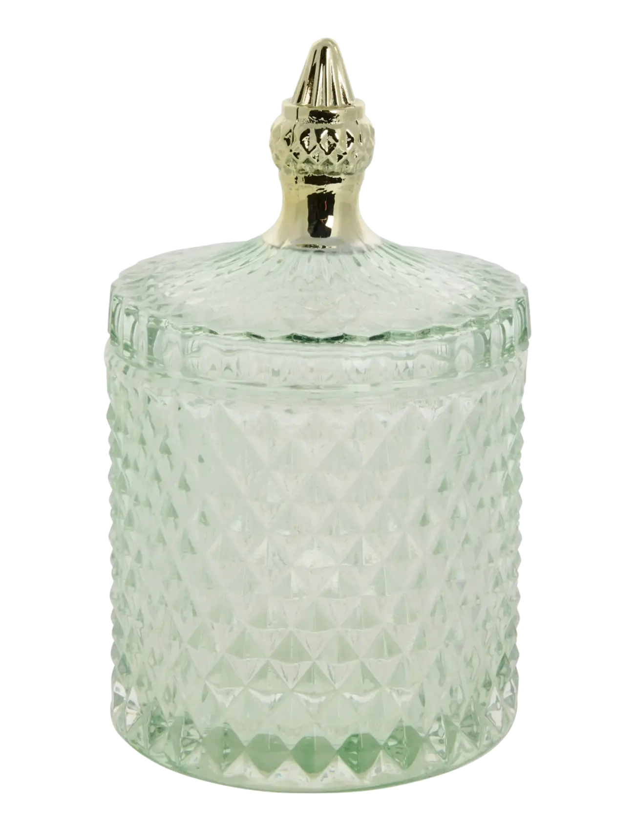 Lene Bjerre Miya Jar 10.5X10.5X17.5 Cm. L. Green, Køkkenkrukke, Grøn, Str: 10.5X 17.5X 10.5CM