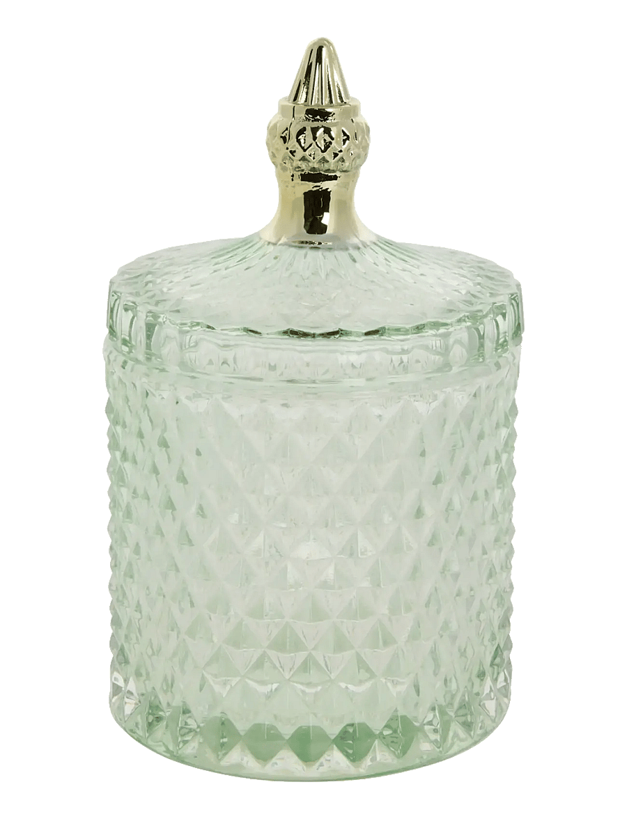 Lene Bjerre - Miya jar 10.5x10.5x17.5 cm. L. Green - säilituspurgid - green - 1