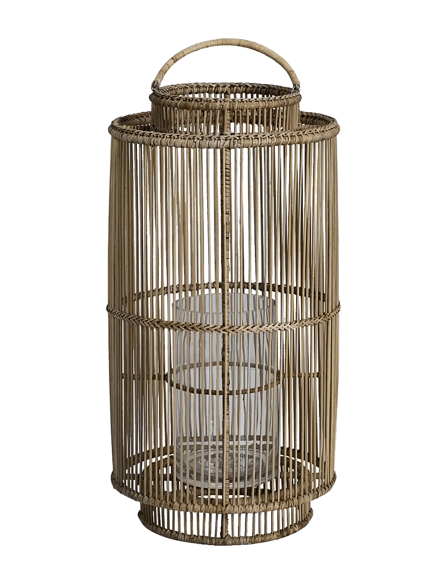 Lene Bjerre - Nille lantern 25x25x50 cm. L. Nature - laternen - beige - 1