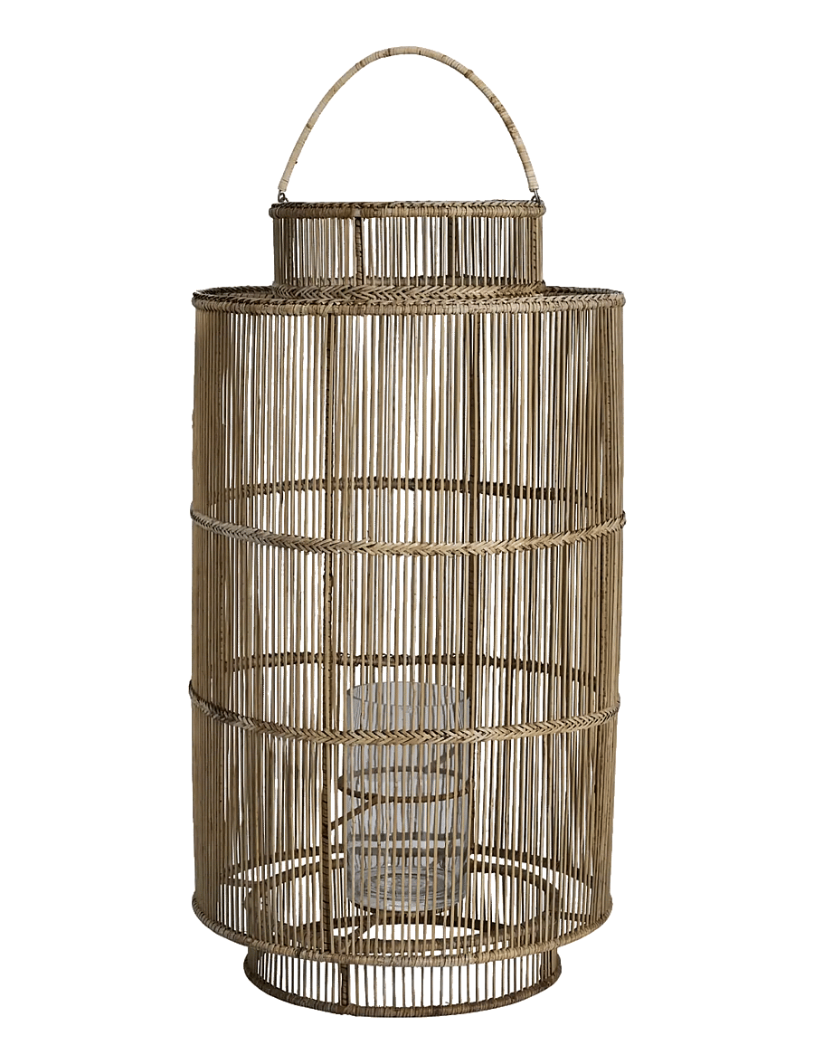 Lene Bjerre - Nille lantern 40x40x75 cm. L. Nature - laternad - beige - 1