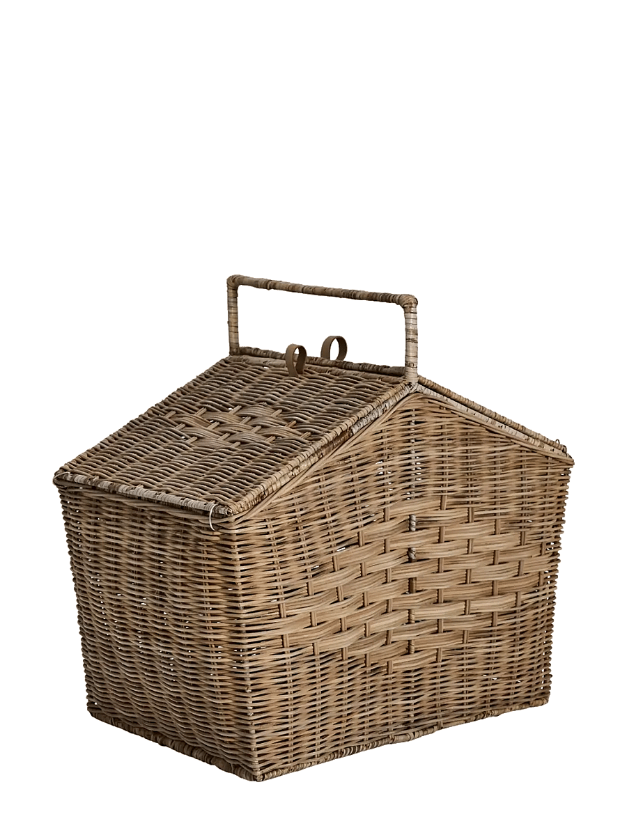 Lene Bjerre - Lassia basket 53x33x52 cm. L. Nature - aufbewahrungskörbe - beige - 1