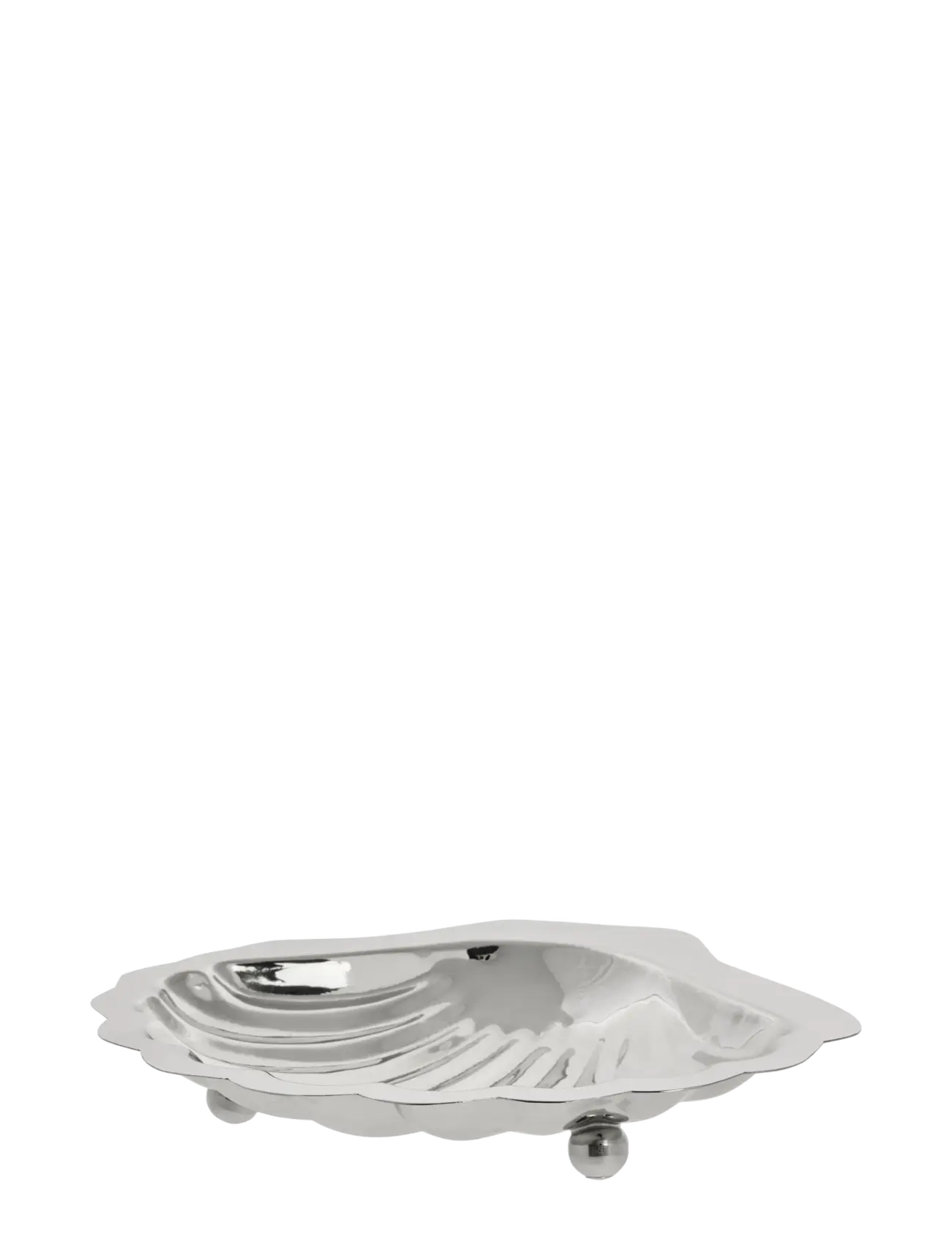 Lene Bjerre - Scallia tray 20x18.5x4 cm. Silver - trays - silver - 2