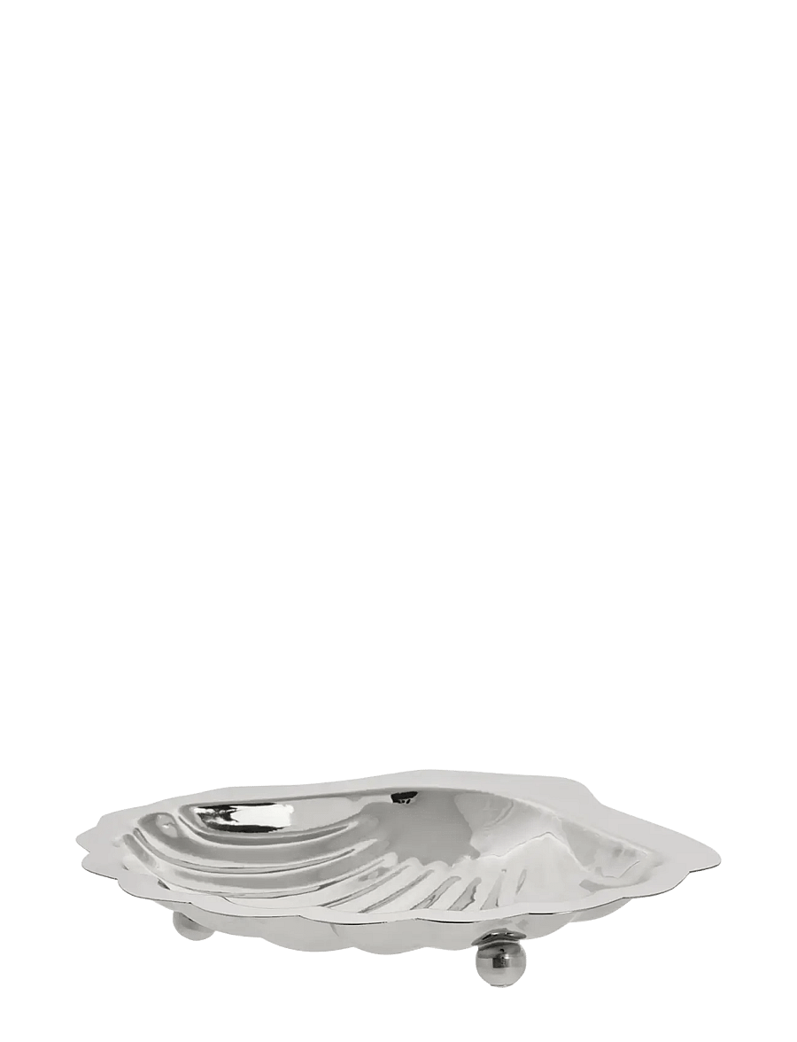 Lene Bjerre - Scallia tray 20x18.5x4 cm. Silver - kandikud - silver - 2