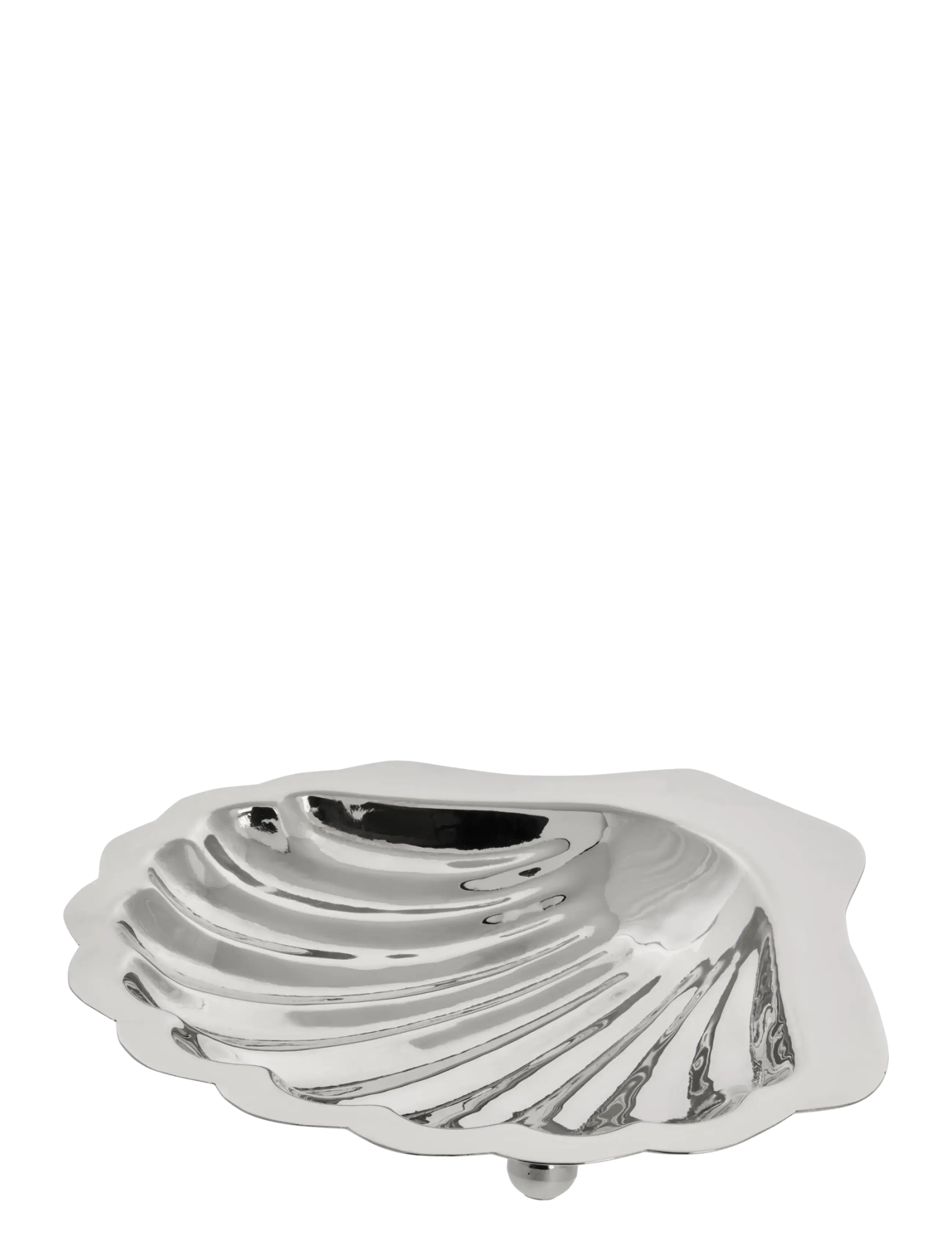 Lene Bjerre - Scallia tray 20x18.5x4 cm. Silver - trays - silver - 3