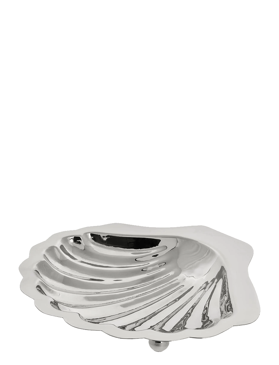 Lene Bjerre - Scallia tray 20x18.5x4 cm. Silver - kandikud - silver - 3