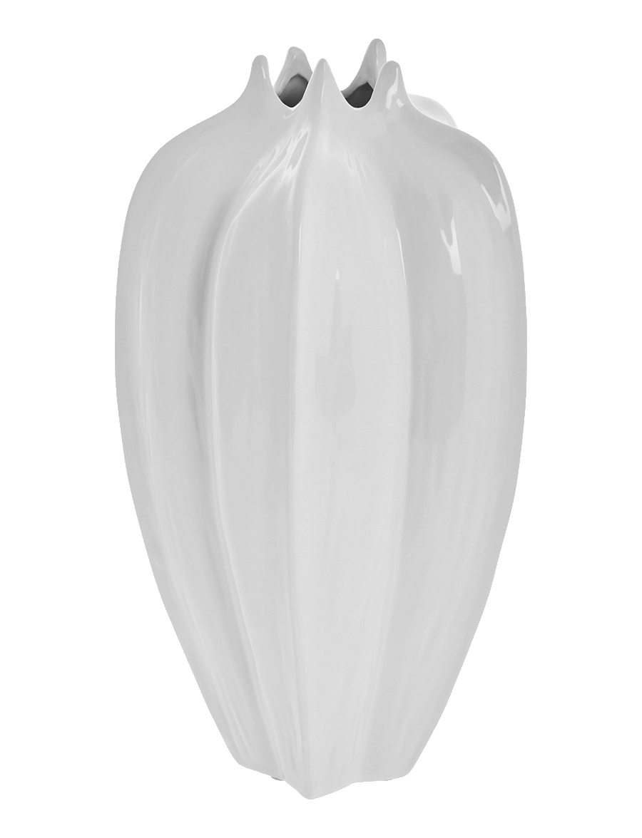 Lene Bjerre - Jielle vase 20x20x36.5 cm. White - vaasid - white - 0