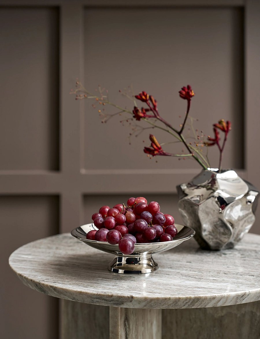 Lene Bjerre - Jinia vase 17.5x17.5x15 cm. Silver - vaasid - silver - 0
