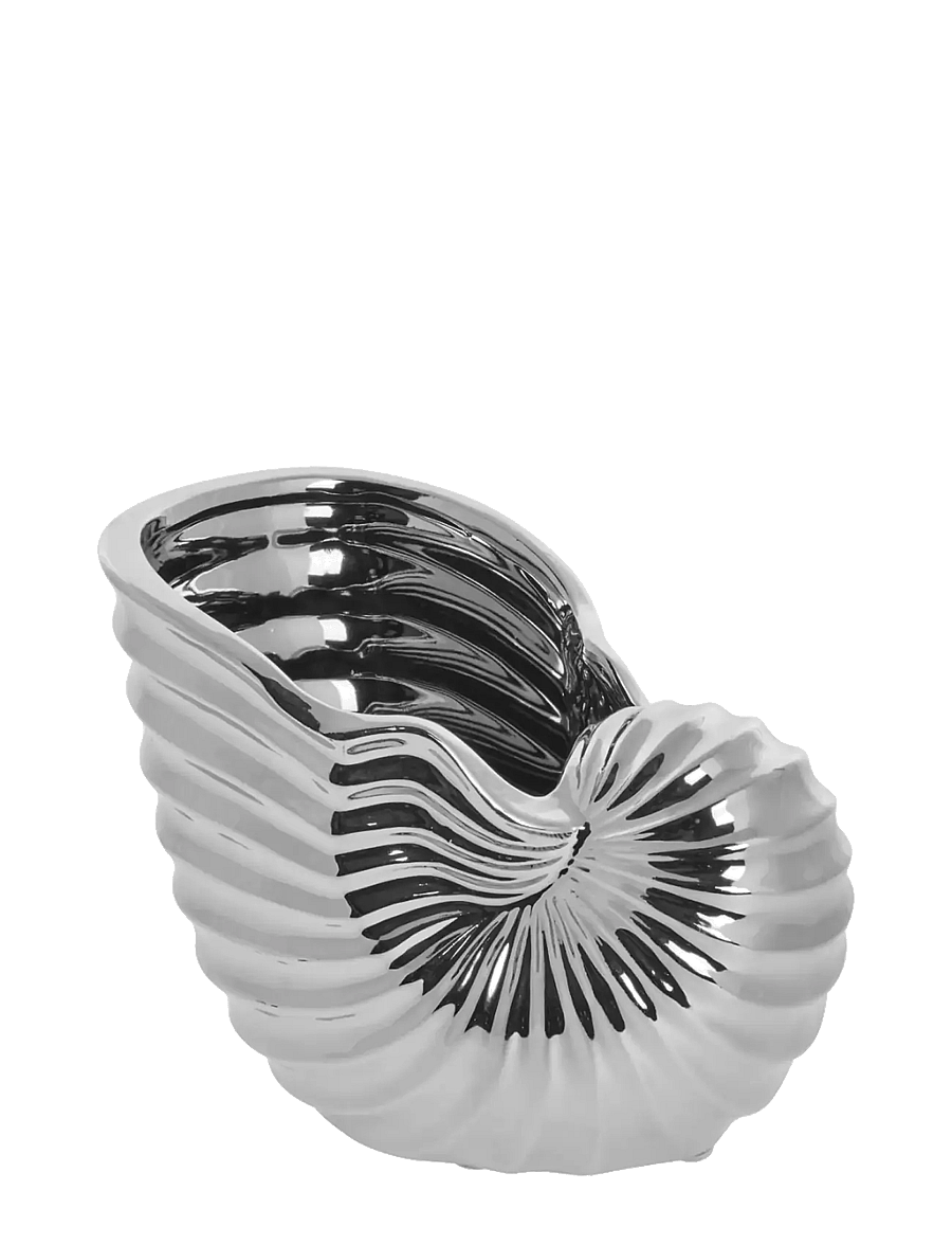 Lene Bjerre - Jiola flower pot 19.5x13x15 cm. Silver - lillepotid - silver - 0