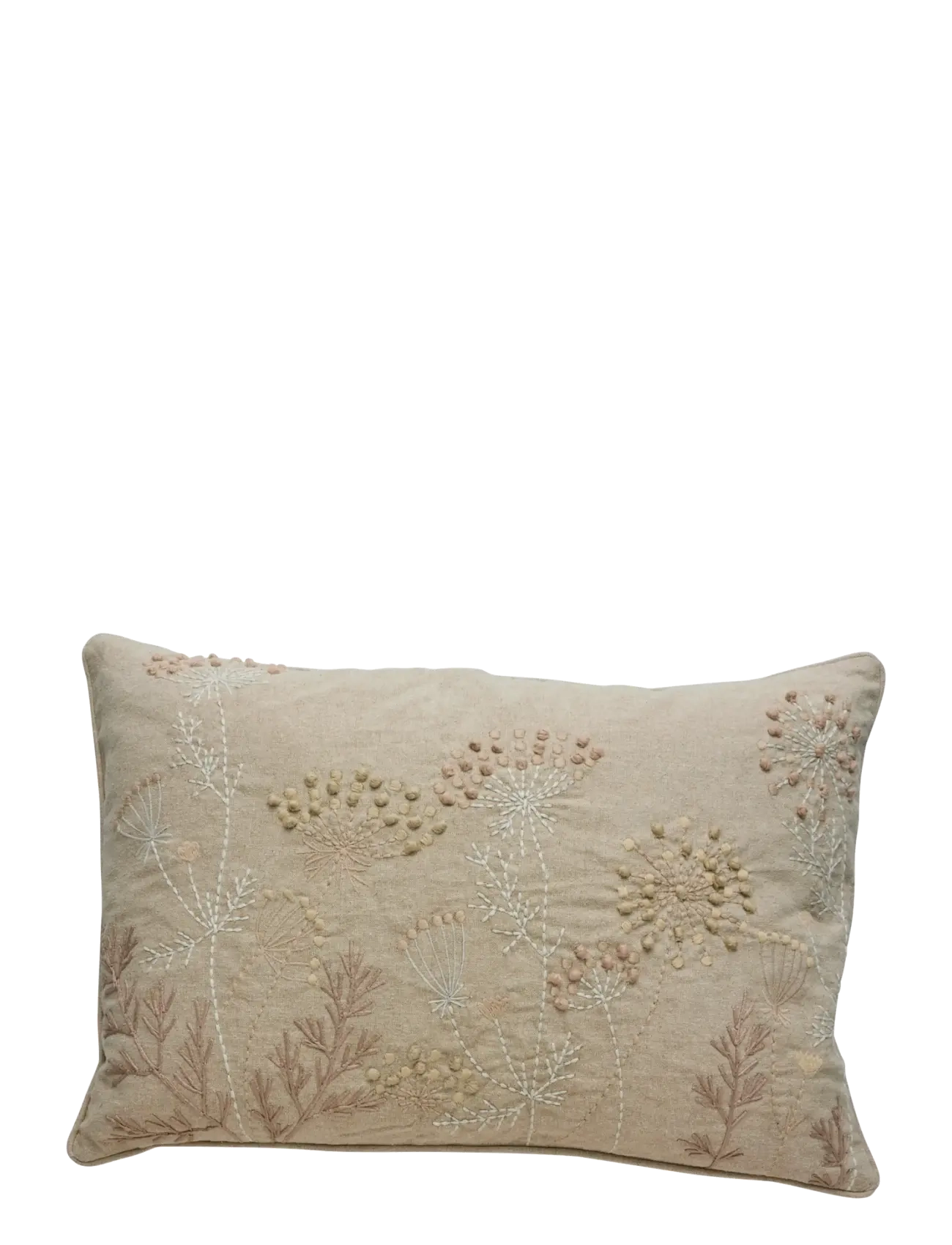 Lene Bjerre Visilia cushion cover 60x40x cm. Linen - Pudebetræk - BEIGE / beige