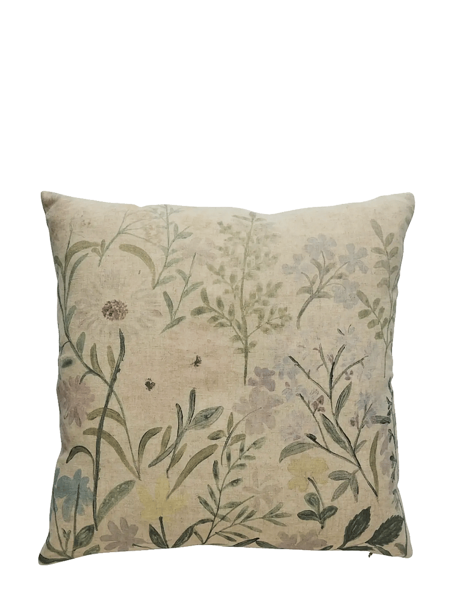 Lene Bjerre - Valinne cushion cover 50x50x cm. Linen - kissenbezüge - beige - 0