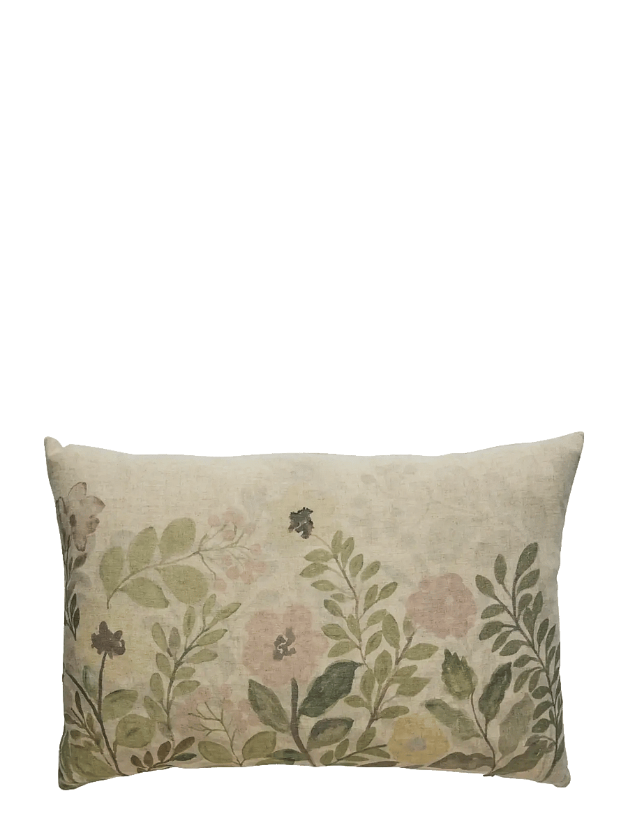 Lene Bjerre - Valia cushion cover 60x40x cm. Linen - beige - 0