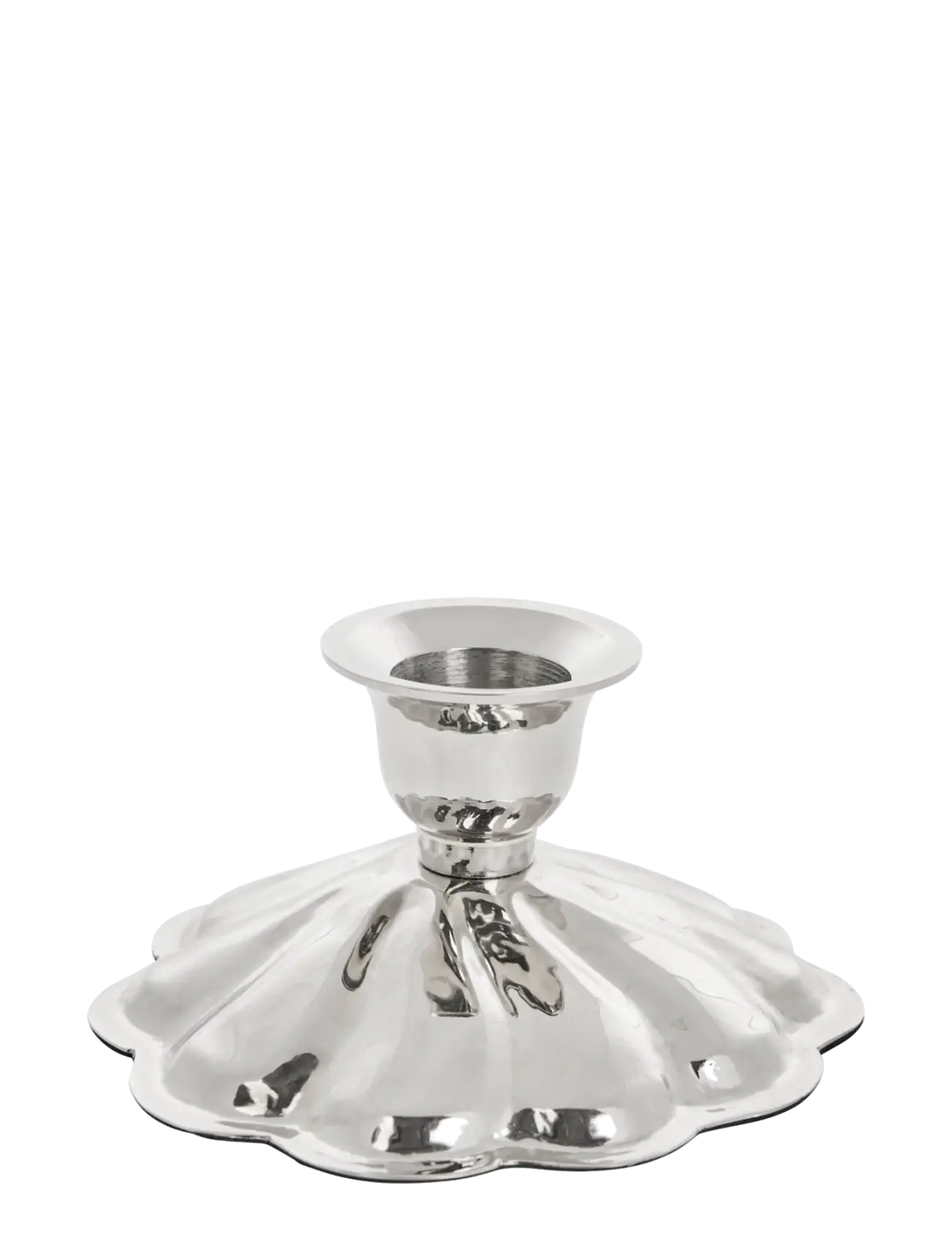 Lene Bjerre Scallia candlestick 10.5x10.5x5.5 cm. Silver - View all - SILVER / silver