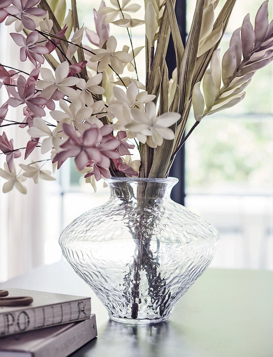 Lene Bjerre - Cienne vase 29x29x26 cm. Clear - vaasid - white - 0