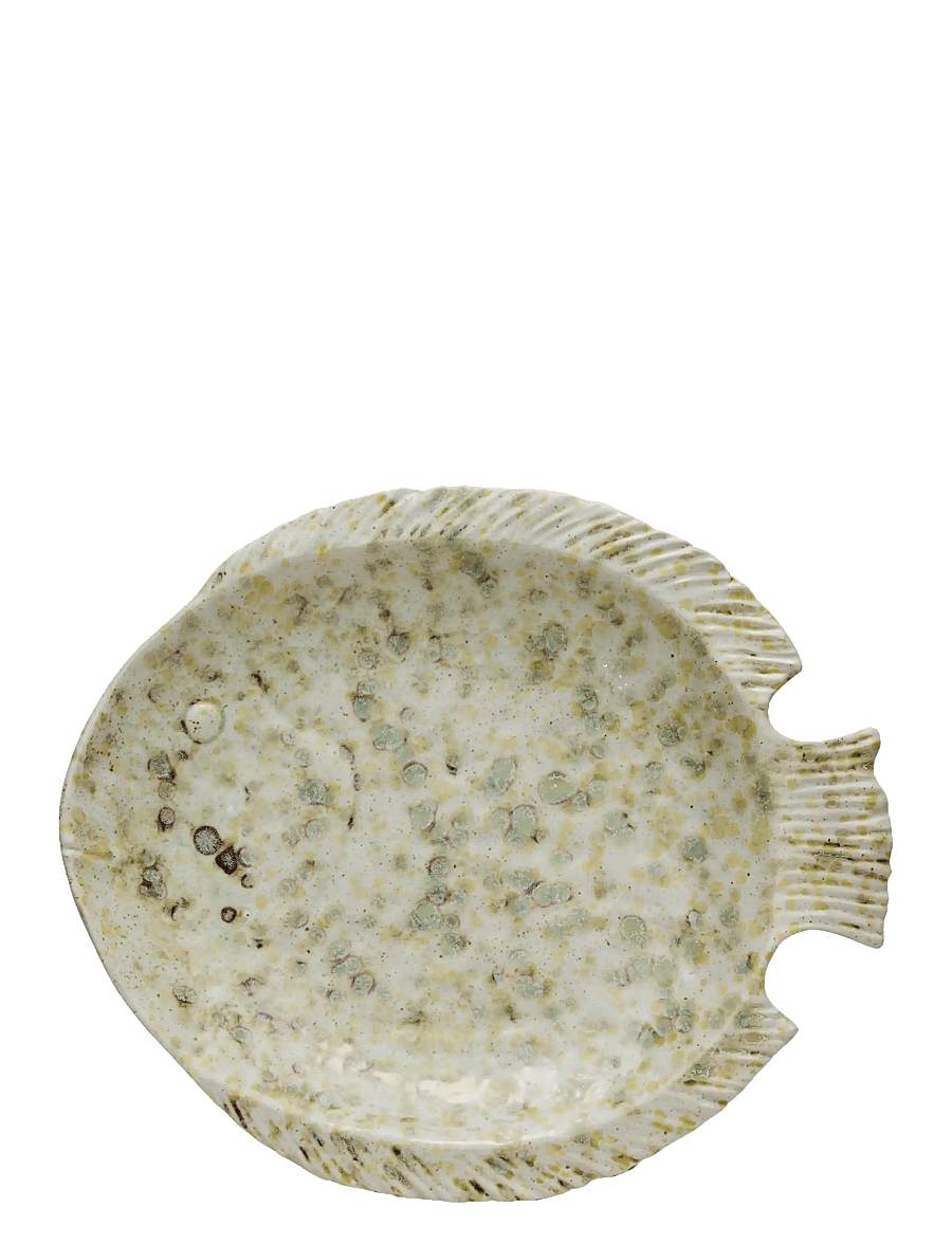Lene Bjerre - Marinelle tray 30.5x25x4.5 cm. Linen - kandikud - beige - 1