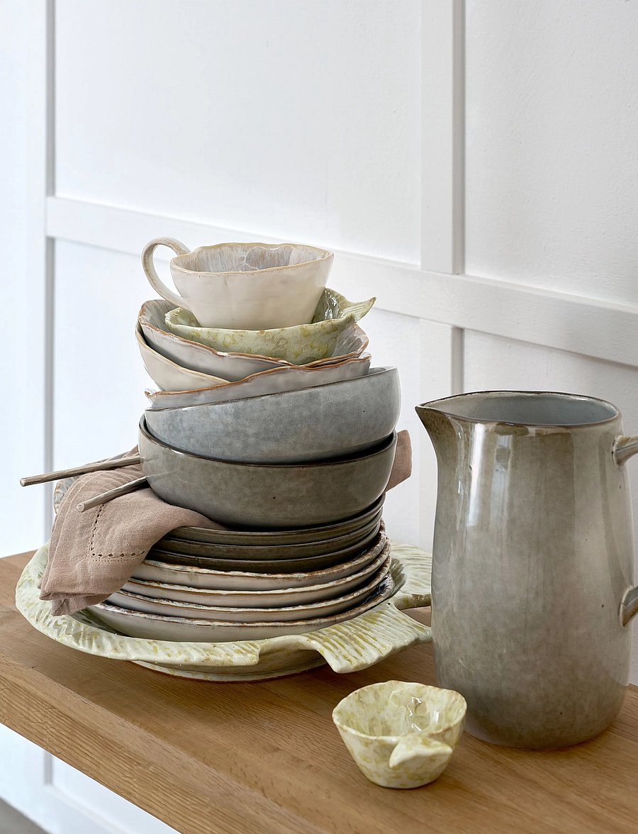 Lene Bjerre - Marinelle bowl 15.8x11.5x6 cm. Linen - serveerimisnõud - beige - 0