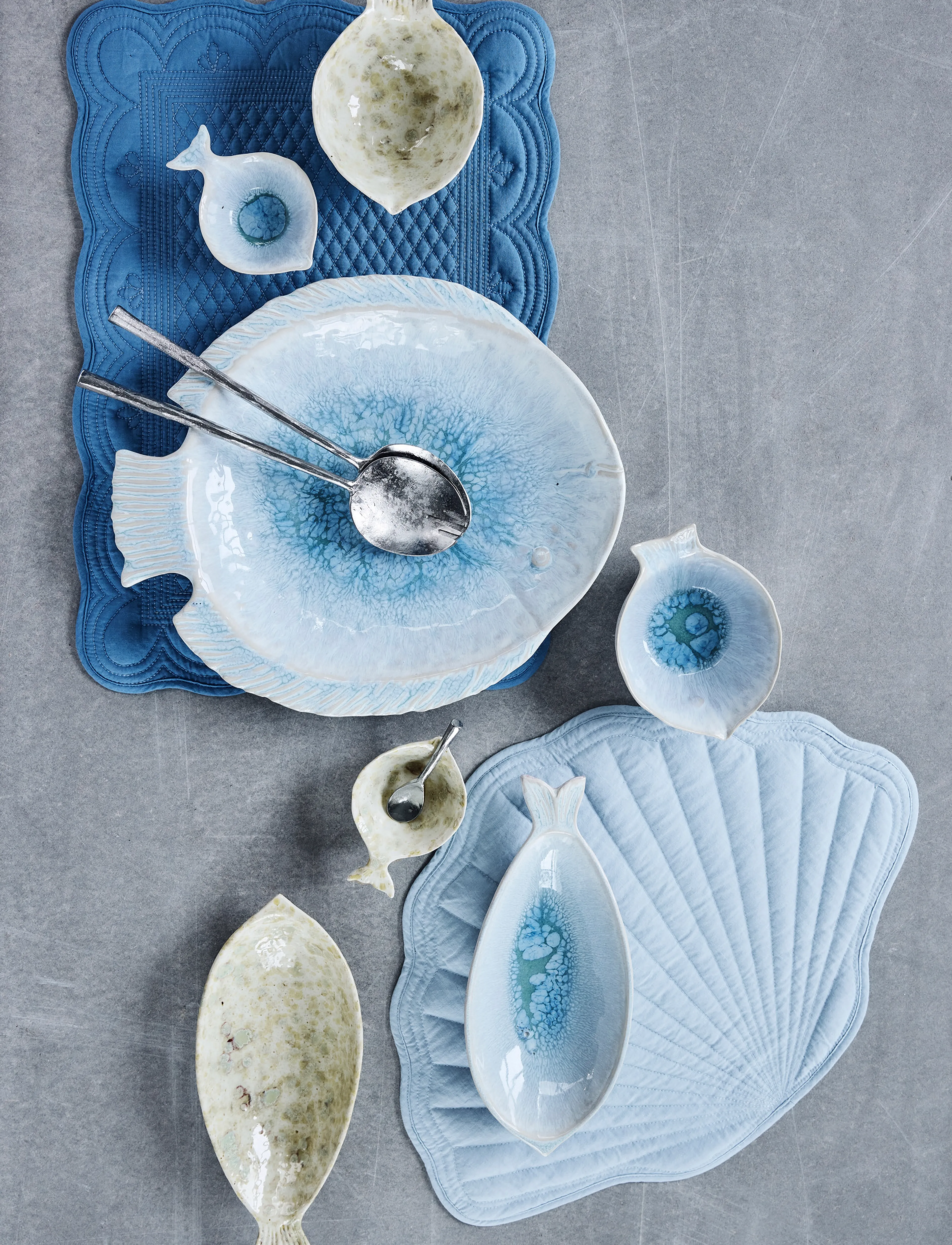 Lene Bjerre Marinelle Tray 28X12X4 Cm. Linen, 28X 4X 12 cm, Dining & Table Accessories, Beige - Trays, Homeware