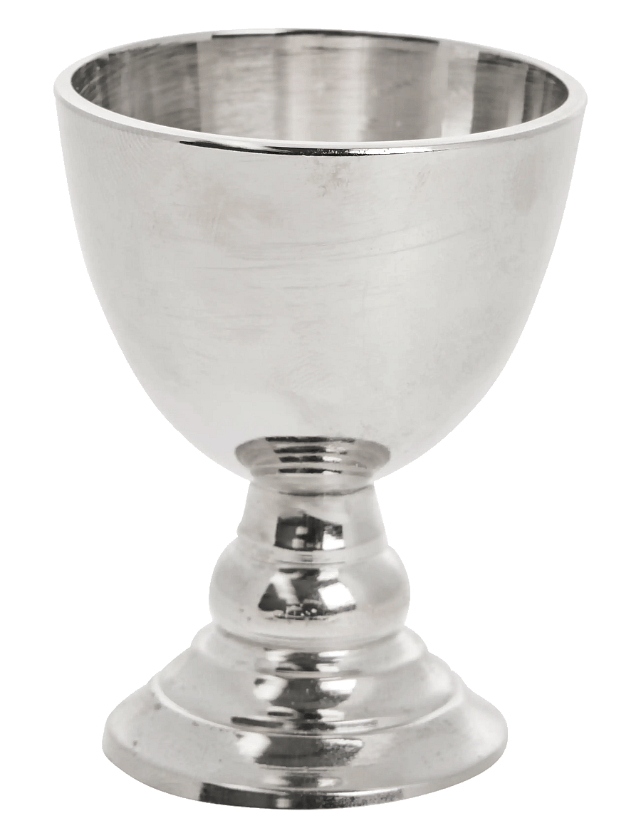 Lene Bjerre - Sigrid egg cup 4.5x4.5x6 cm. Silver - munatopsid - silver - 0