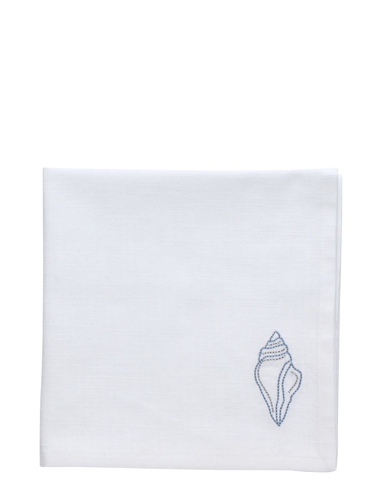 Lene Bjerre Nerina napkin 45x45x0.2 cm. White - Julklappar - WHITE / white
