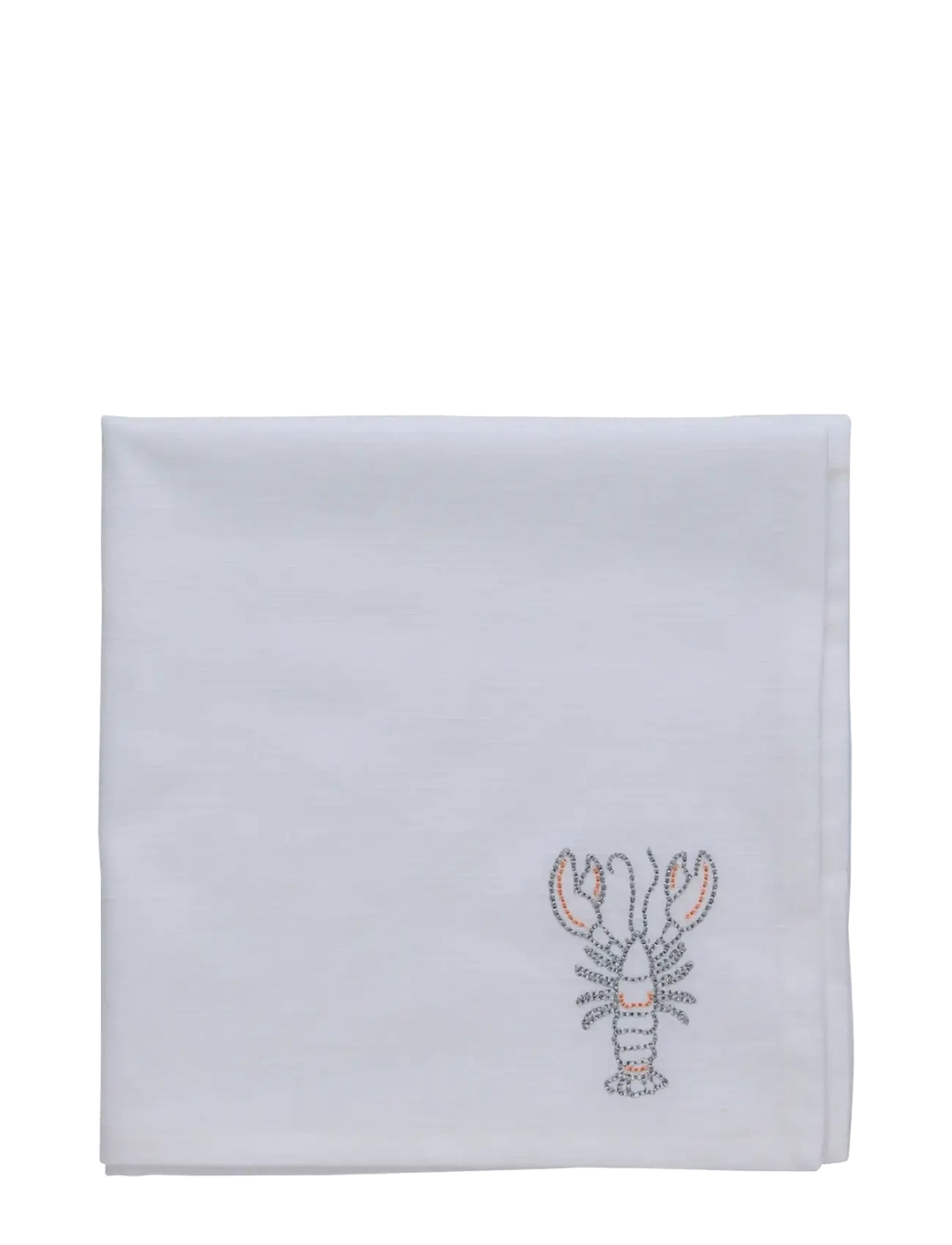 Lene Bjerre Nerina napkin 45x45x0.2 cm. White - Lauanõud - WHITE / white