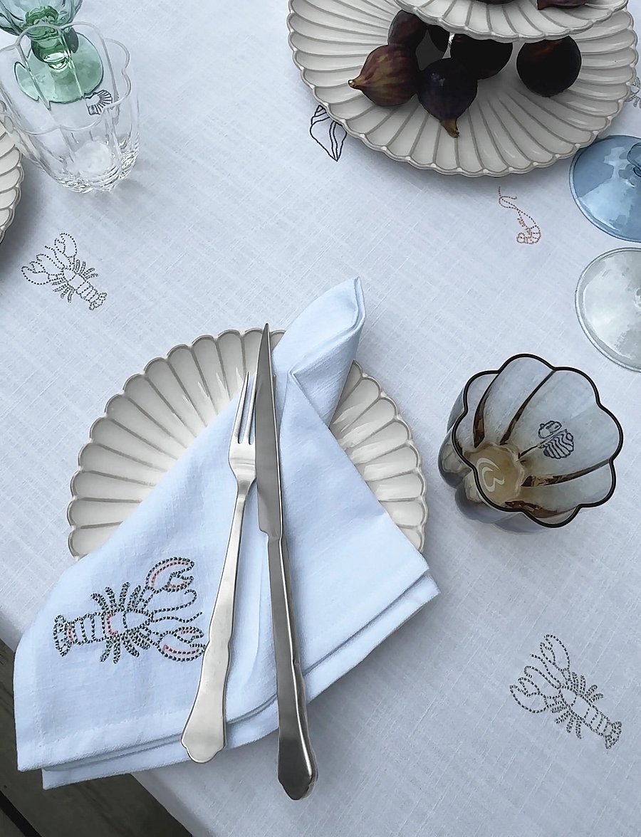Lene Bjerre - Nerina tablecloth 140x220x3 cm. White - tischdecken & tischläufer - white - 2