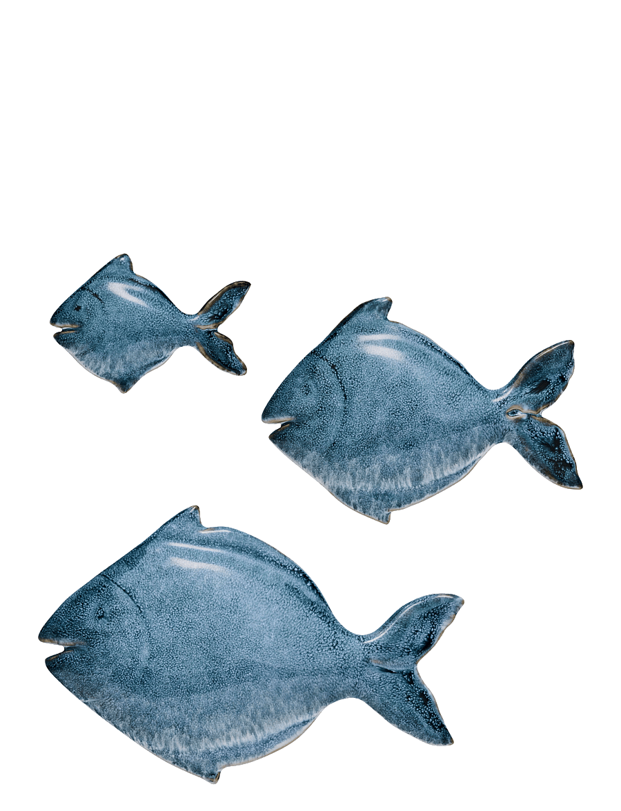 Lene Bjerre - Nerina wall decoration 23.2x15.3x2.5 cm. Blue - wand dekoration - blue - 0