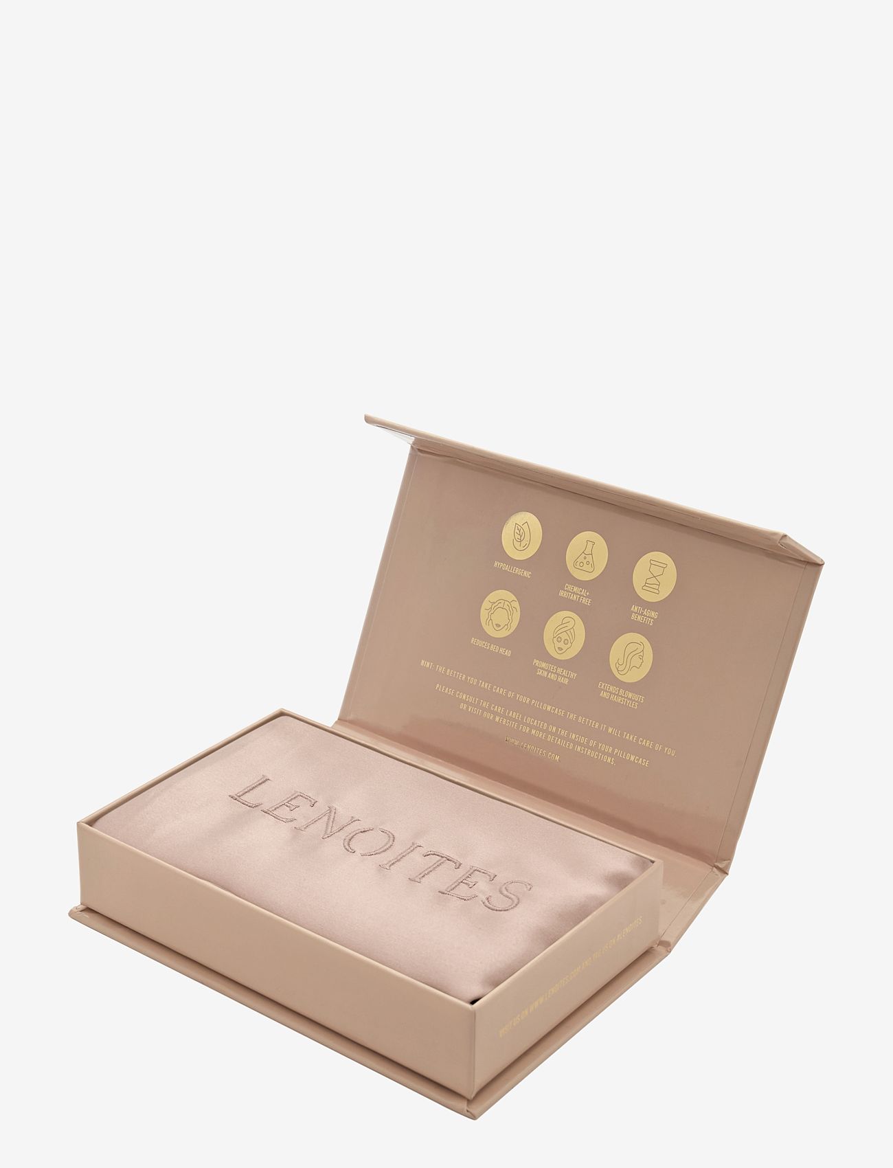 Lenoites - Mulberry Silk Pillowcase, 50x62 - osta hinnan perusteella - pink1 - 0