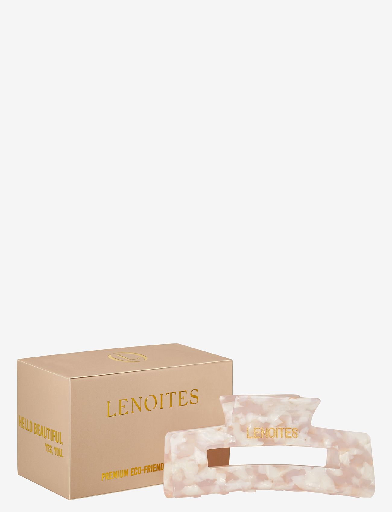 Lenoites - Eco-friendly Hair Claw Medium - hårklemmer - pearly pink - 2