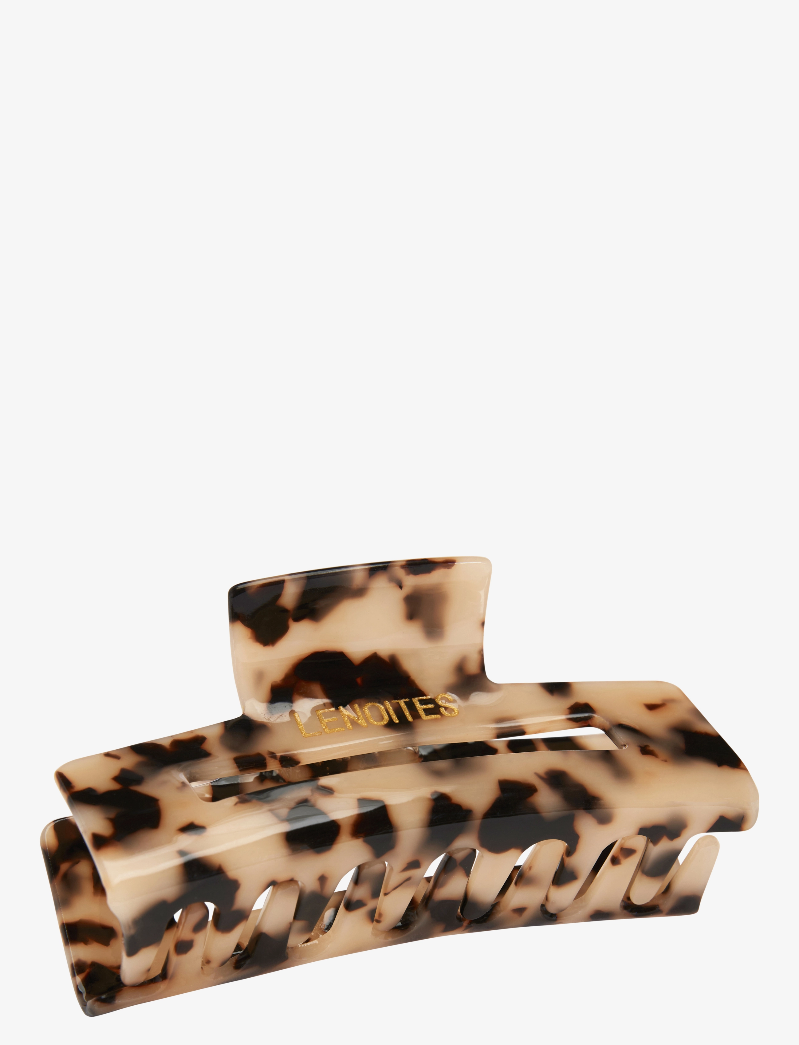 Lenoites - Hair Claw, Nude Leopard - hårklämmor - nude leopard - 1