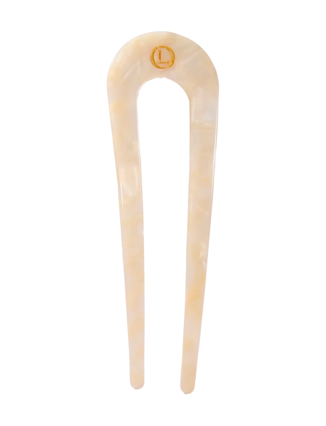 Lenoites Eco-friendly French Hair Pin - Accessoarer - DESERT BEIGE / beige