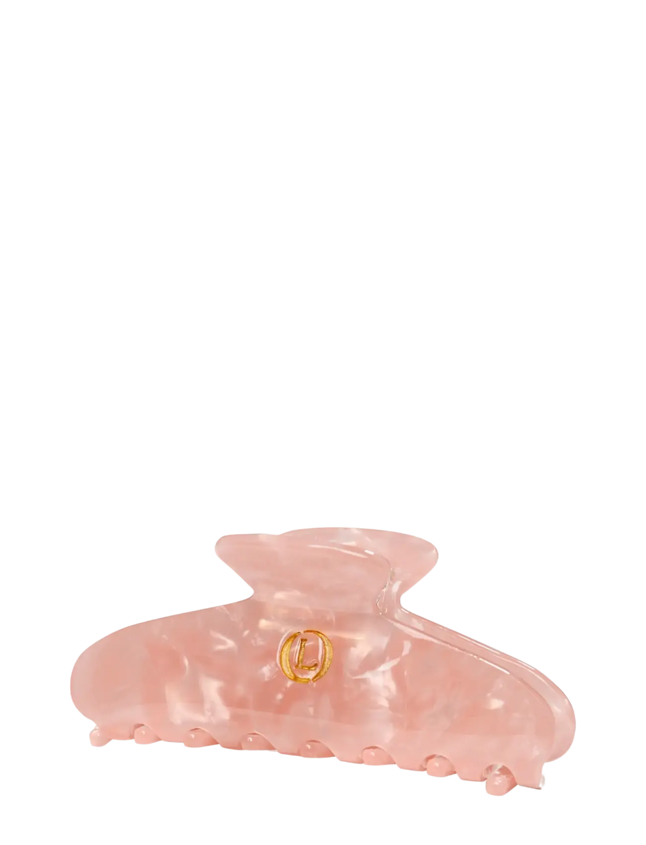 Lenoites Claw Clip Medium, Rosé Pearl - Festtøj - ROSÉ PEARL / pink/rose