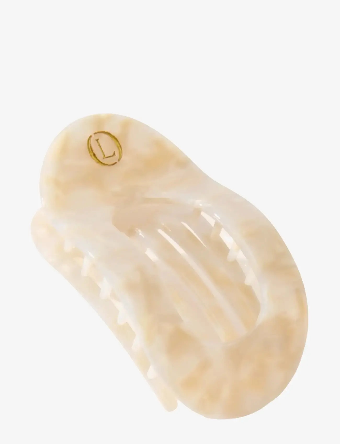 Lenoites - Flat Hair Clip, Desert Beige - hårspænde - desert beige - 1