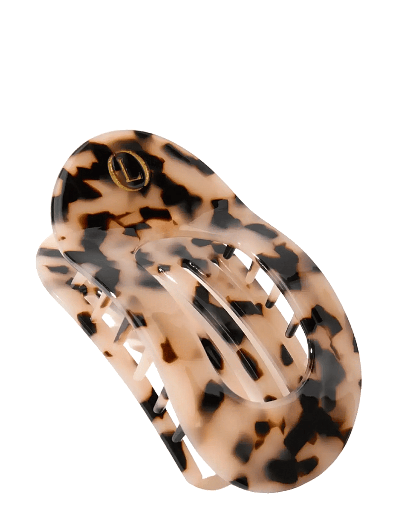Lenoites - Flat Hair Clip, Nude Leopard - juukseklamber - nude leopard - 1
