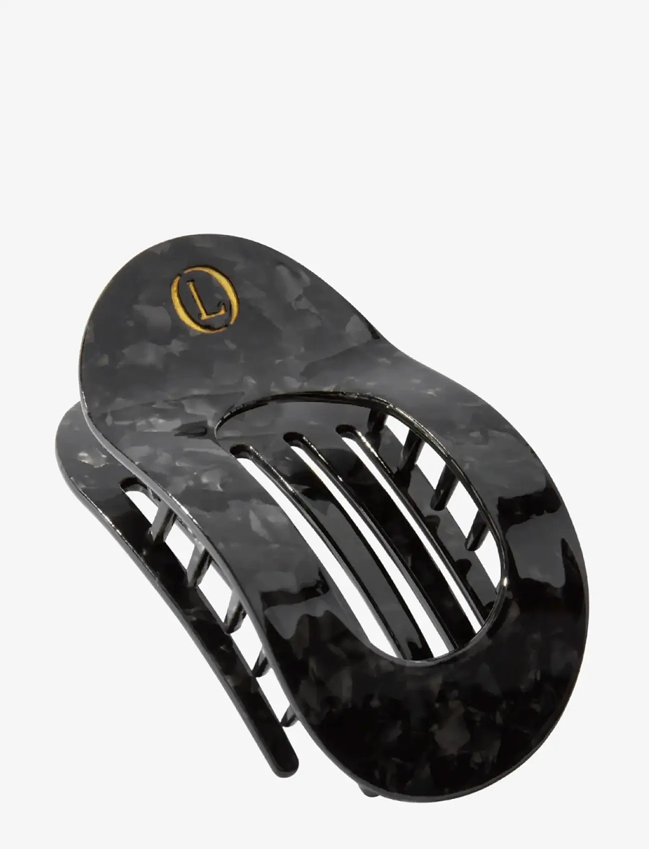 Lenoites - Flat Hair Clip, Space Black - hårspænde - space black - 1