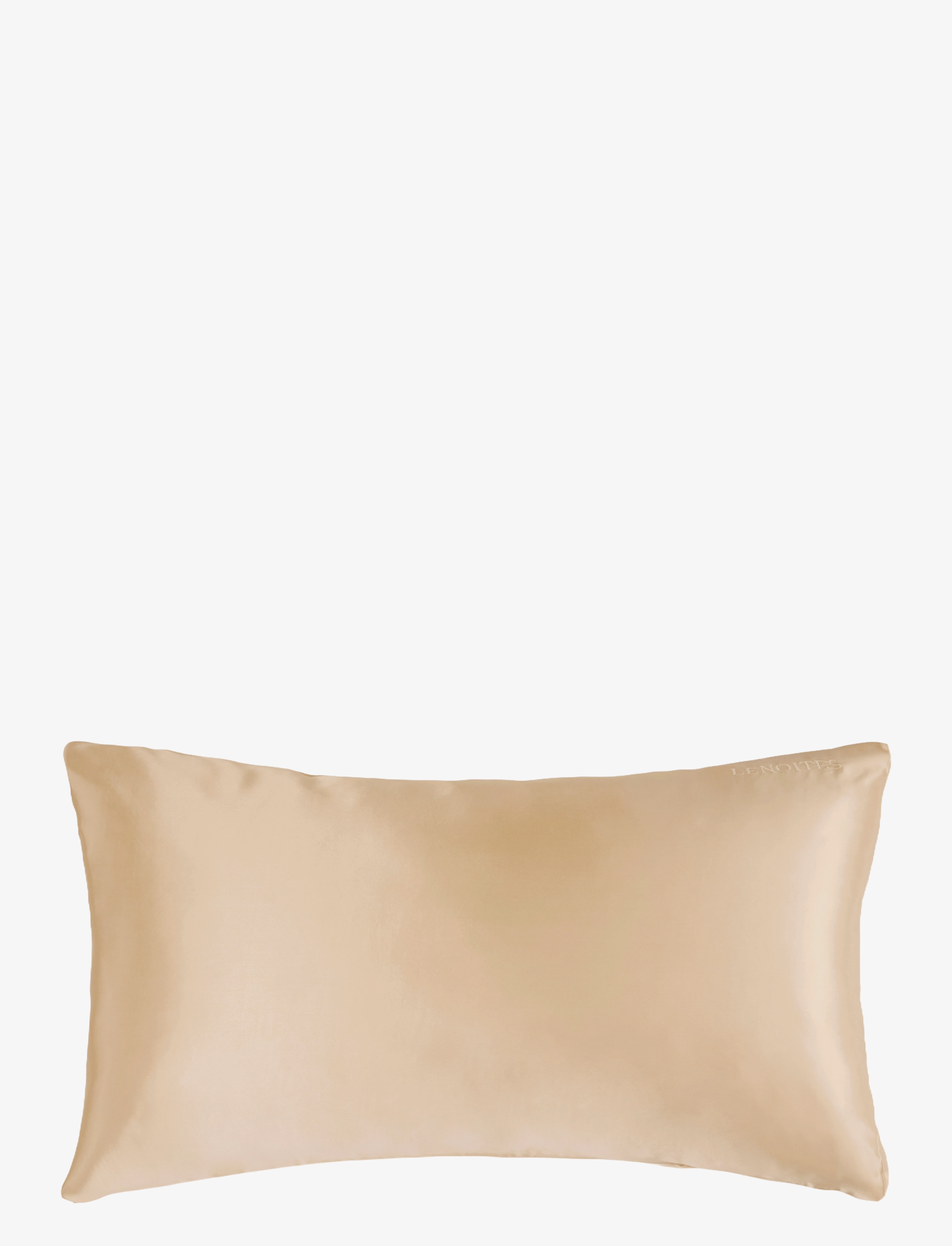 Lenoites Mulberry Silk Pillowcase, 50X90 Cm, Pudebetræk, Beige, Str: 50X90