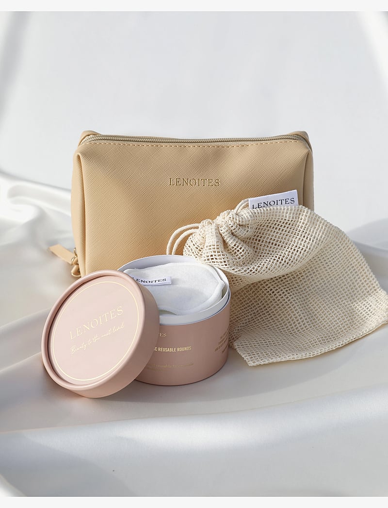 Lenoites - Organic reusable Rounds - puhastaja - white - 2