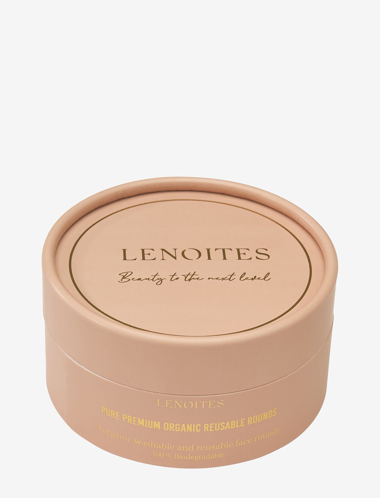 Lenoites - Organic reusable Rounds, Refill - hudvård - white - 1