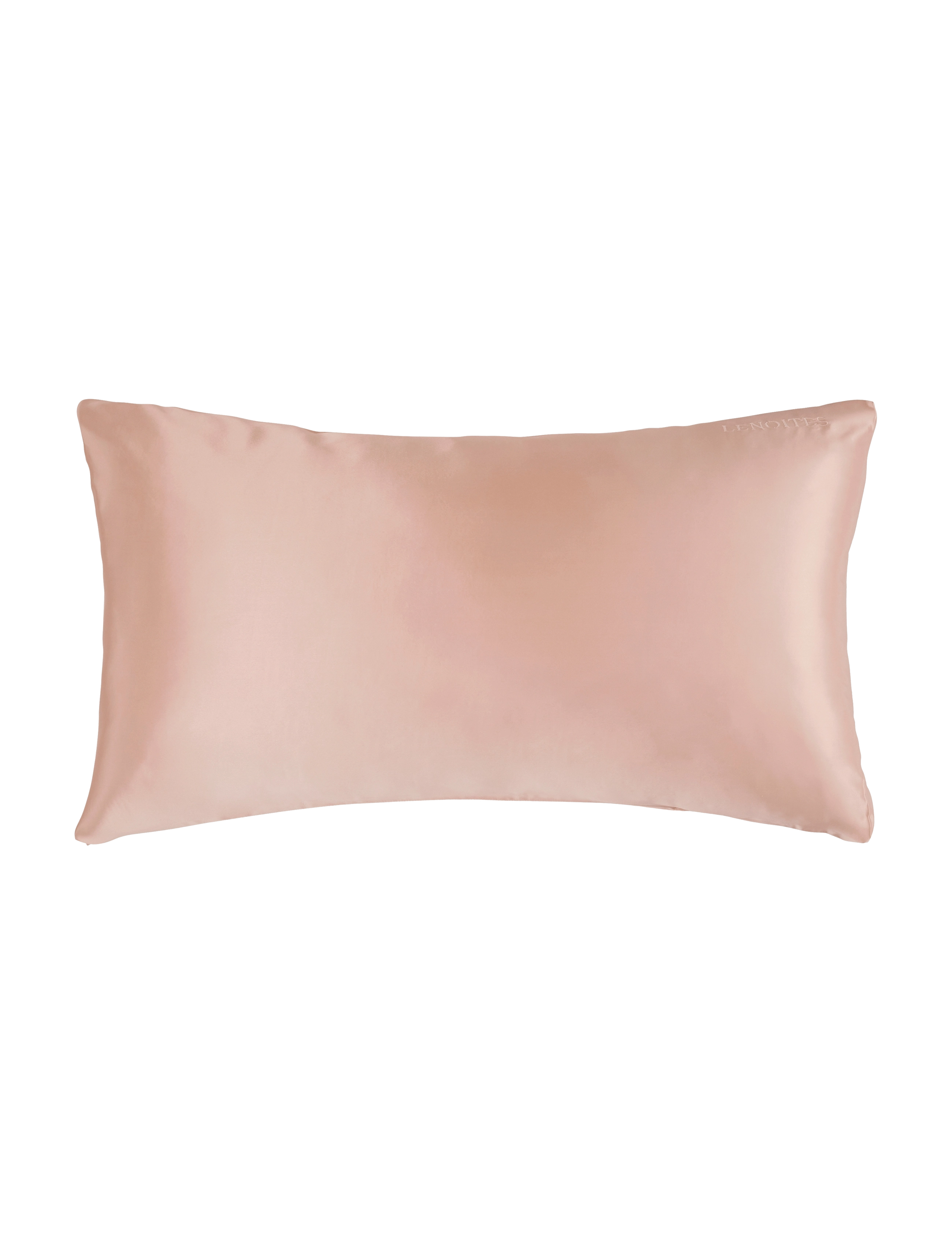 Lenoites Mulberry Silk Pillowcase, 50X90 Cm, Pudebetræk, Pink, Str: 50X90