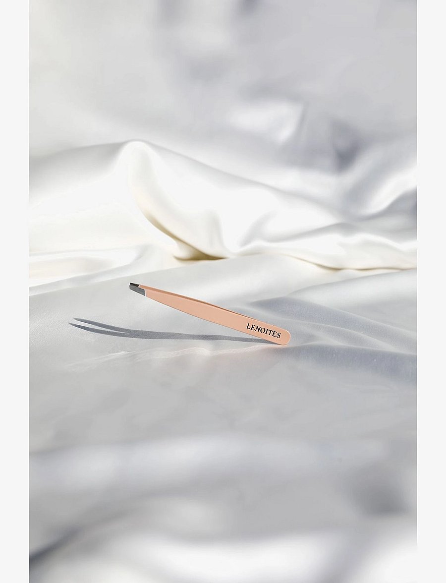 Lenoites - Premium Slant Tweezer - makeup - pink/nude - 2