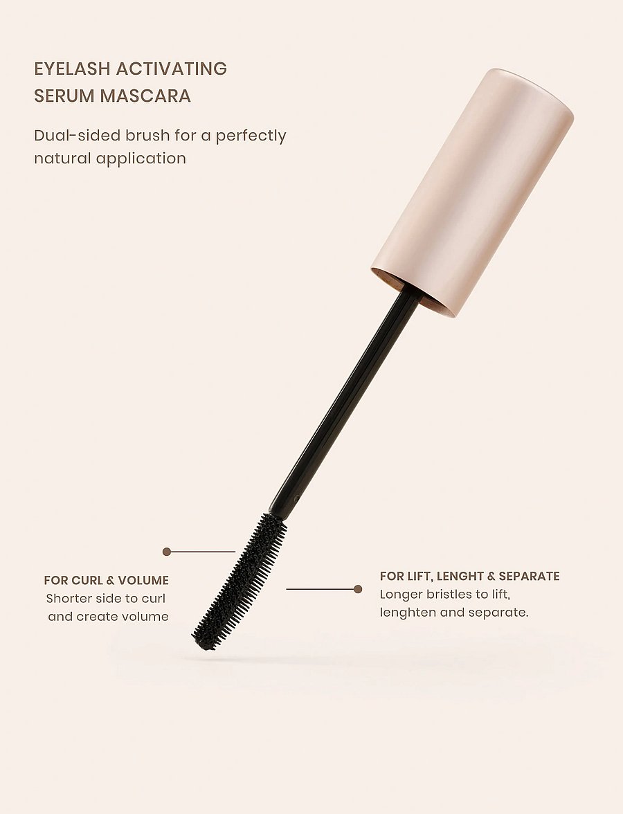 Lenoites - Lenoites® Eyelash Activating Serum Mascara Black - silmad ja kulmud - black - 2