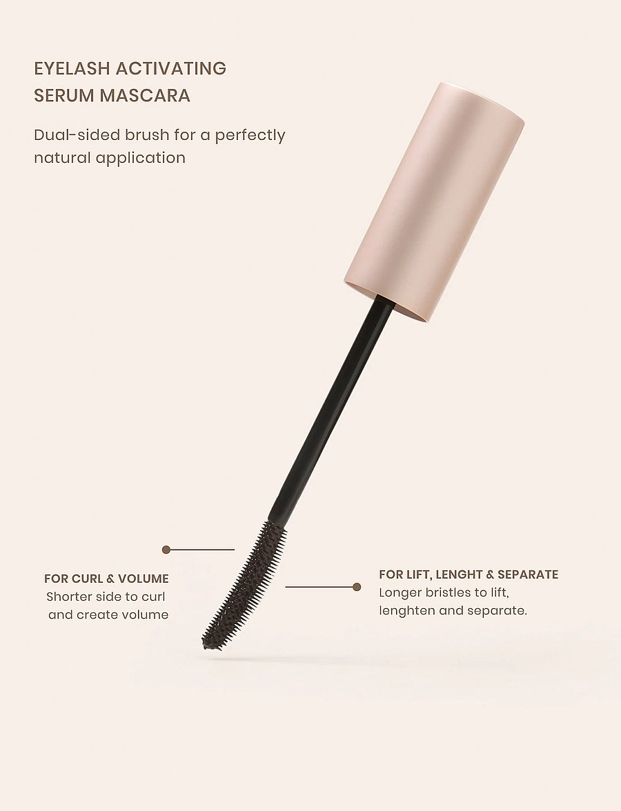 Lenoites - PowerLash Growth Serum Mascara - silmad ja kulmud - brown - 3