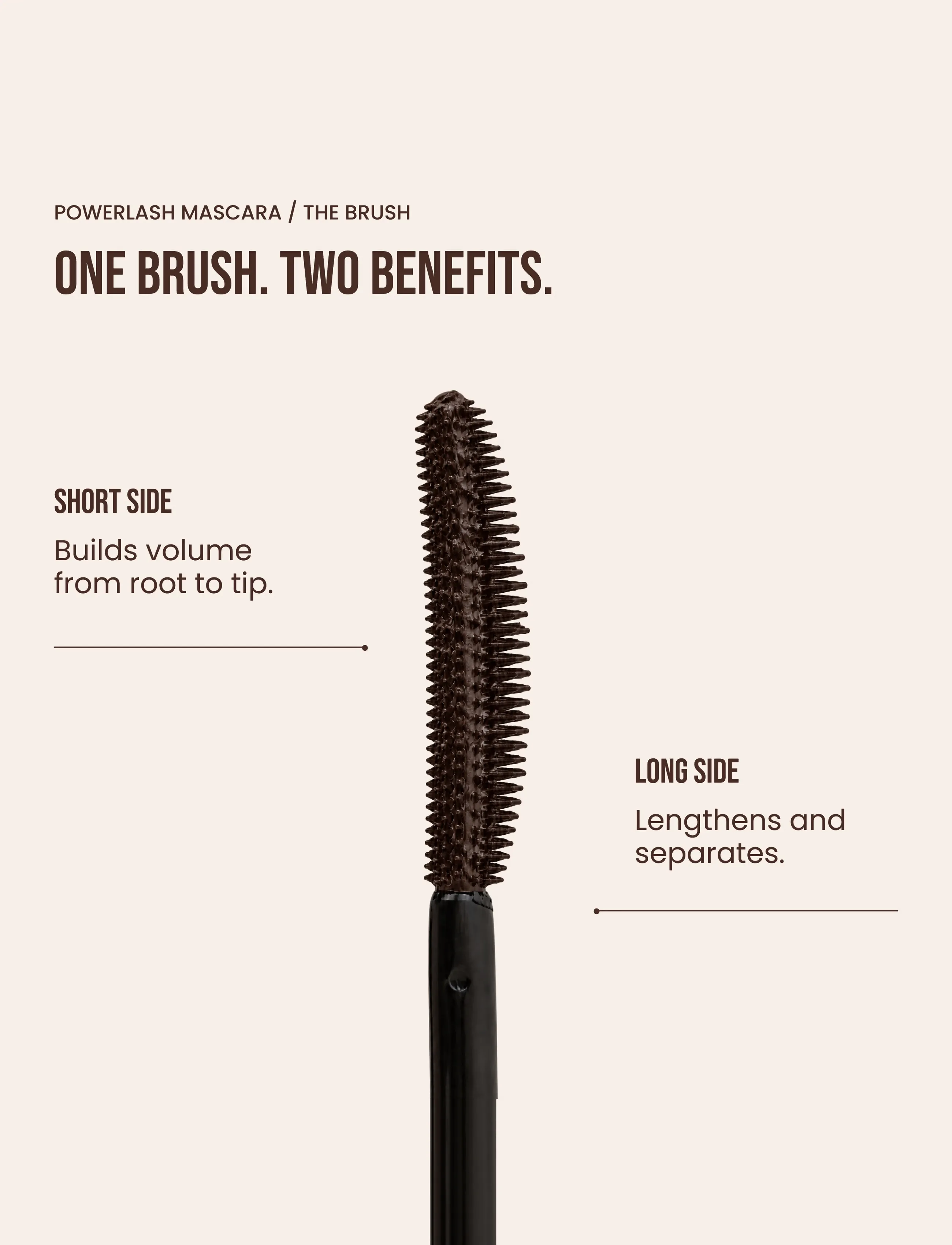 Lenoites - PowerLash Growth Serum Mascara Brown - silmad ja kulmud - brown - 4