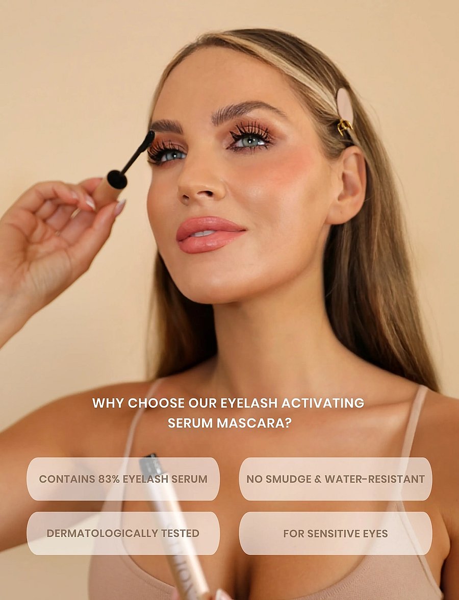 Lenoites - PowerLash Growth Serum Mascara - silmad ja kulmud - brown - 5