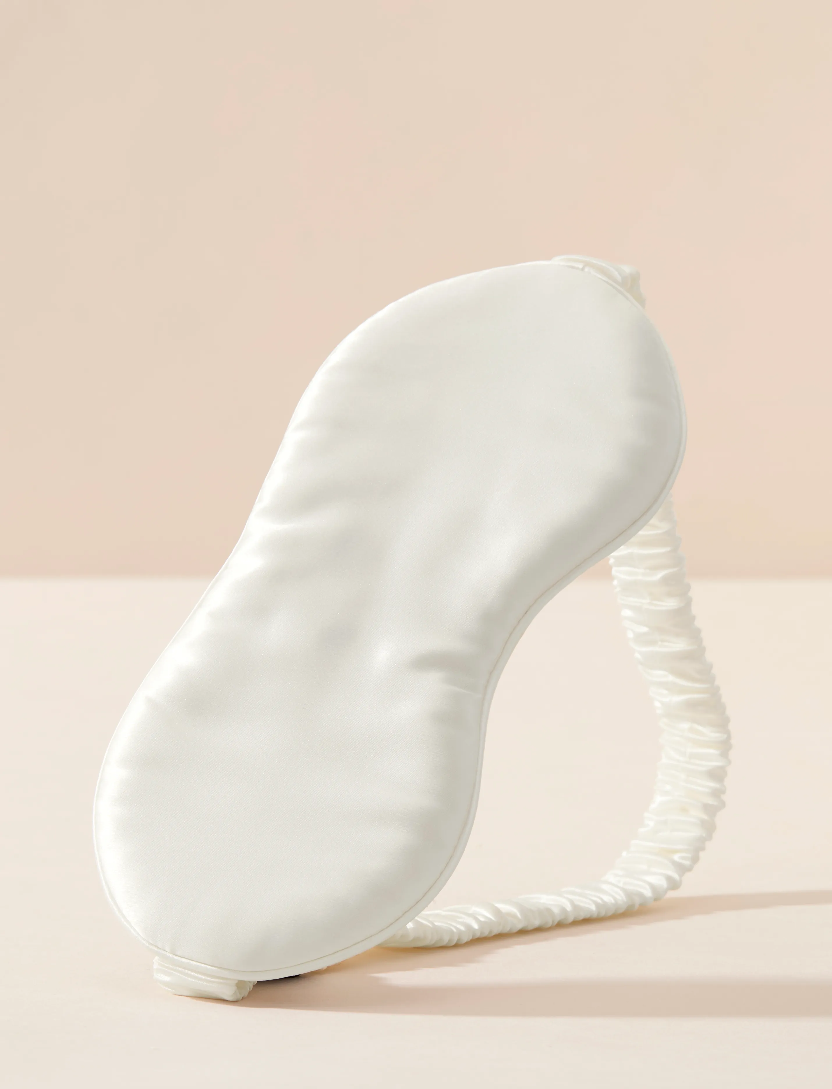 Lenoites Mulberry Sleep Mask, Kvinder, Sovemaske, Hvid, Str: ONE SIZE