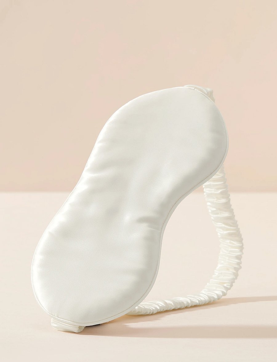 Lenoites - Mulberry Sleep Mask - unemaskid - white - 0