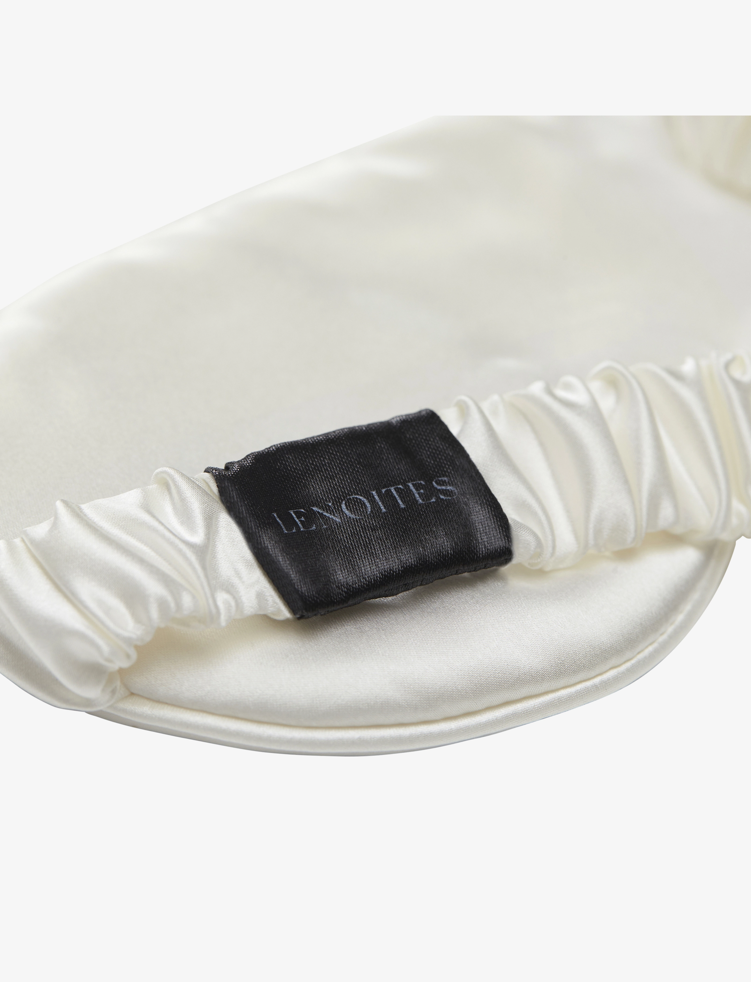 Lenoites - Mulberry Sleep Mask - sovmasker - white - 3